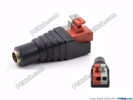 ACP Wire DC Tip Replacement 2-Wire Press Connector To 5.5x2.1mm Female, No wir