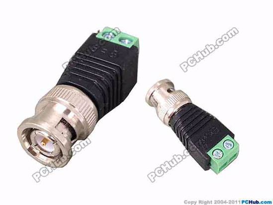 ACP Wire DC Tip Replacement 2-Wire Press Connector To BNC Male, No wire weldin