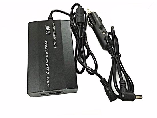 ACP OEM Power AC Adapter Adjustable Adjustable 12V-24V 100W, 8 tip C14, Car 2-Prong