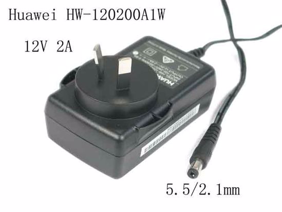 Huawei HW-120200A1W AC Adapter Compatible 12V 2A, Barrel 5.5/2.1mm, AU 2-Pin Plug