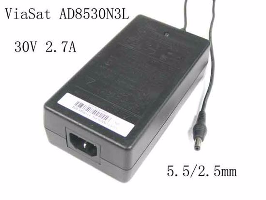 ViaSat AD8530N3L AC Adapter- Laptop 30V 2.7A, Barrel 5.5/2.5mm, IEC C14, AD8530N3L