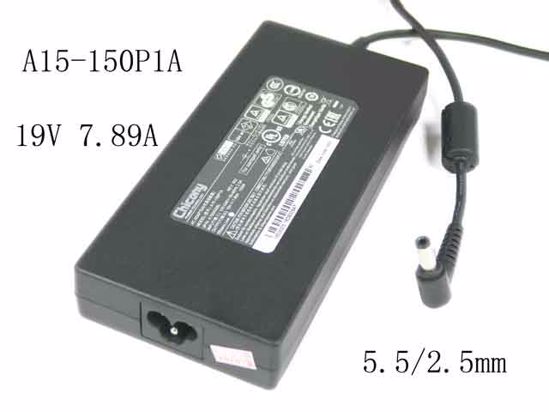 Chicony A15-150P1A AC Adapter 20V Above 19V 7.89A, Barrel 5.5/2.5mm, 3-Prong, New