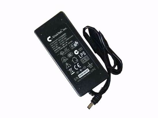 GlobTek TR9CI13000CCP-Y AC Adapter 20V Above 24V 3A, 5.5/2.5mm, C14, New