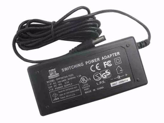 GME GFP361DA-1623 AC Adapter 13V-19V 16V 2.3A, 5.5/2.1mm, 2P, New