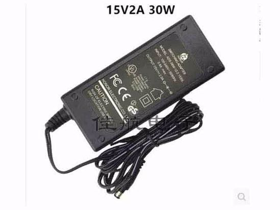 Honor ADS-36W-12-2 AC Adapter 13V-19V 15V 2A, 5.5/2.1mm, 2P, New