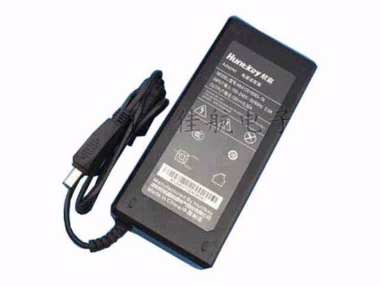 Huntkey HKA12019063-7A AC Adapter- Laptop 19V 6.32A, 7.5/5.0mm WP, C14, New