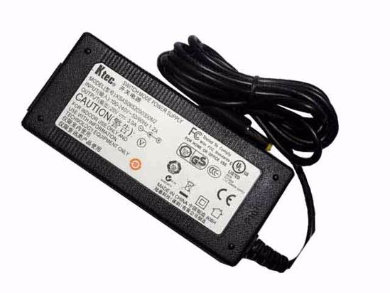 Ktec KSAS0652000300M2 AC Adapter- Laptop 20V 3A, 5.5/2.1mm, 3P, New