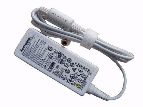 Lenovo AC Adapter (Lenovo) AC Adapter- Laptop LN-A0403A3C, 20V 2A, 5.5/2.5mm, 3P, White,