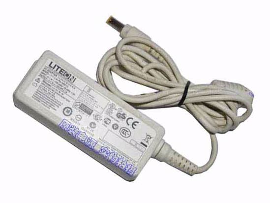 LITE-ON PA-1400-12 AC Adapter- Laptop 19V 2.1A, 5.5/2.5mm, 3P