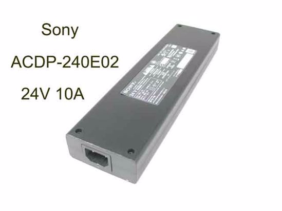 Sony AC Adapter (Sony) AC Adapter 20V Above 24V 10A, Rectangular Port, IEC C14, New