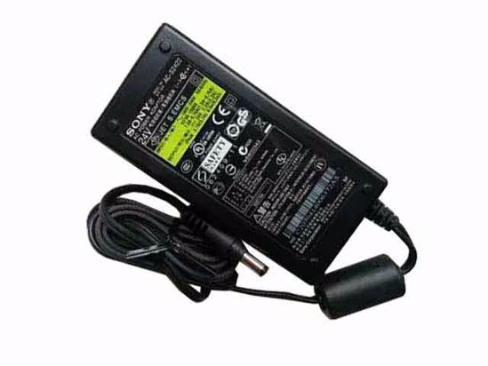 Sony AC Adapter (Sony) AC Adapter 20V Above 24V 2.2A, 5.5/2.5mm, 2P, New