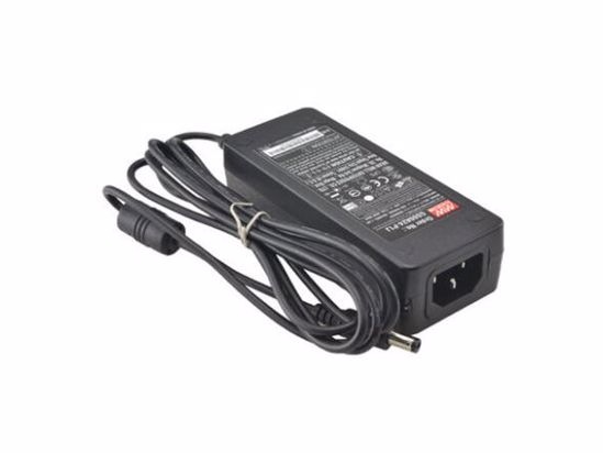 Mean Well GST60A24 AC Adapter 20V Above GST60A24, GST60A24-P1J