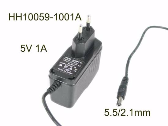 ACP OEM Power AC Adapter Compatible HH10059-1001A, HR-689, 5V 1A 5.5/2.1mm, EU 2-Pin, Ne