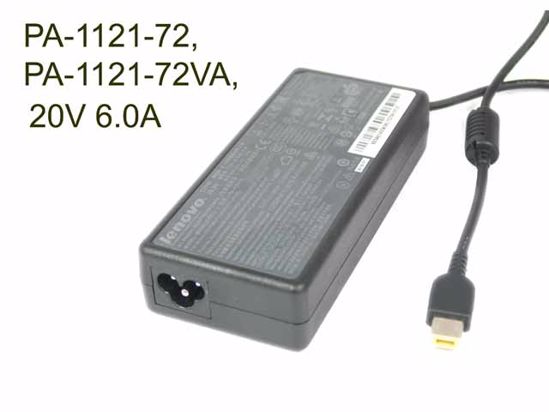 Lenovo Common Item (Lenovo) AC Adapter 20V Above 20V 6.0A, Rectangular Tip with Tip, 3