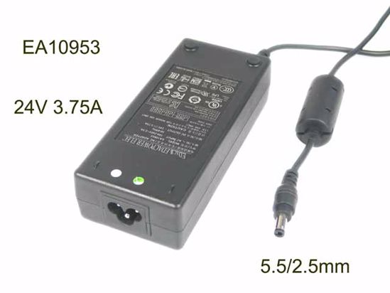 ACP OEM Power AC Adapter Compatible EA10953, 24V3.75A, 5.5/2.5mm, 3-Prong, New