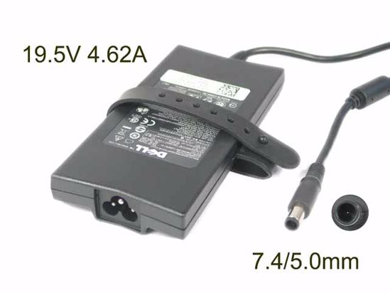 Dell Common Item (Dell) AC Adapter- Laptop 19.5V 4.62A, 7.4/5.0mm W/Pin, 3-Prong, Z31