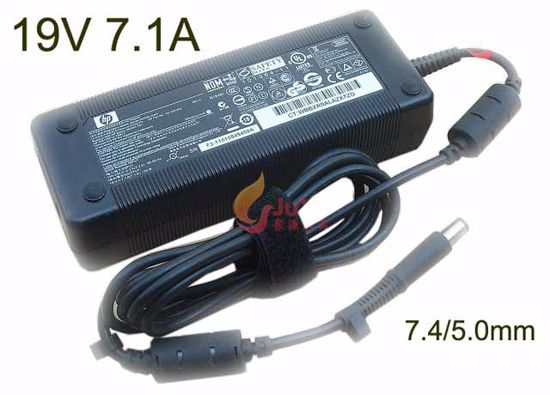 HP Common Item (HP) AC Adapter- Laptop 19V 7.1A, 7.4/5.0mm W/Pin, 3-Prong, Z52