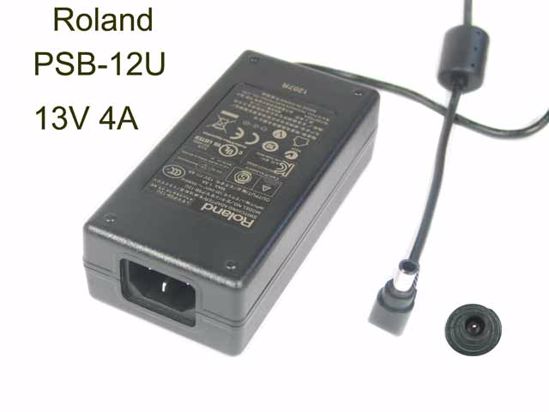 Roland PSB-12U AC Adapter 13V-19V 13V 4A, Barrel WP, C14, New