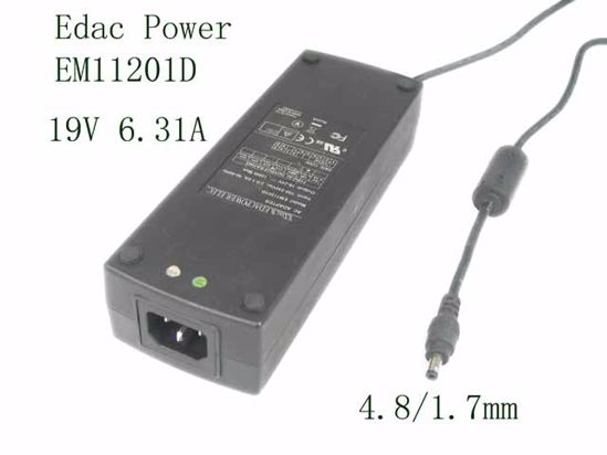 Edac Power EM11201D AC Adapter 13V-19V EM11201D