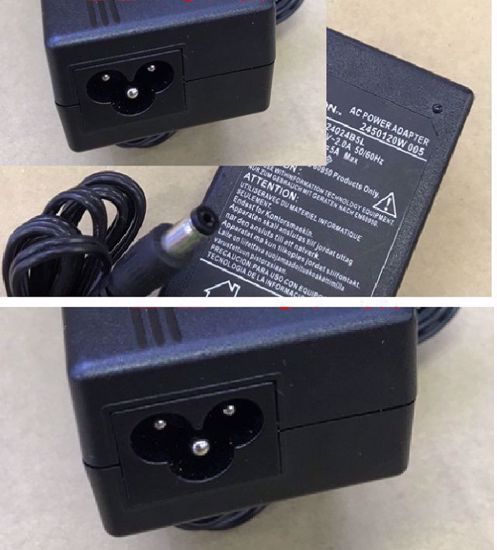 EMERSON AD24024B5L AC Adapter- Laptop 24V 5.0A, Barrel 5.5/2.1mm, 3-Prong