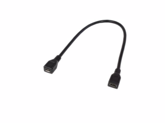 ACP USB Related DC Tip Extension Micro USB, Female To Female, 300mm, Data Cable