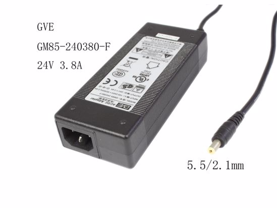 GVE GM85-240380-F AC Adapter 20V Above GM85-240380-F