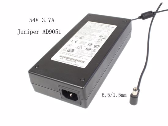 Juniper AD9051 AC Adapter 20V Above 54V 3.7A, 6.3/1.5mm, C14