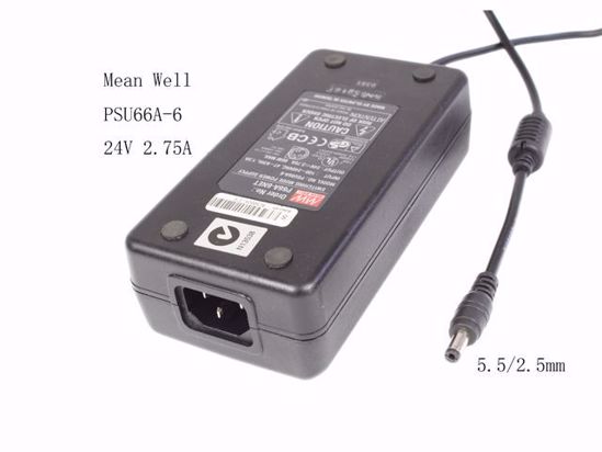 Mean Well PSU66A-6 AC Adapter 20V Above PSU66A-6, P66A-6NET