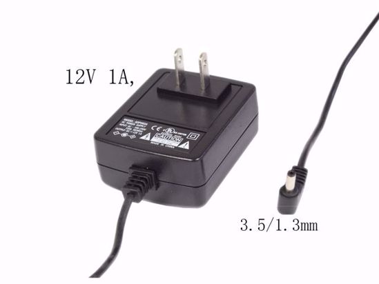 ACP OEM Power AC Adapter Compatible ADPV60A, 12V 1A, 3.5/1.3mm, US 2-Pin, New