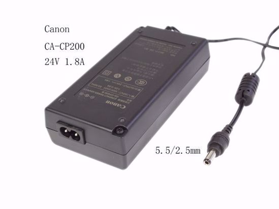 Canon CA-CP200 B AC Adapter- Laptop 24V 1.8A, Barrel 5.5/2.5mm, 2-Prong