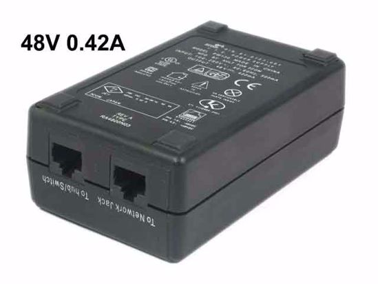 I.T.E Power Supply PW130 AC Adapter- Laptop 48V 0.42A, RJ45 Socket, C14