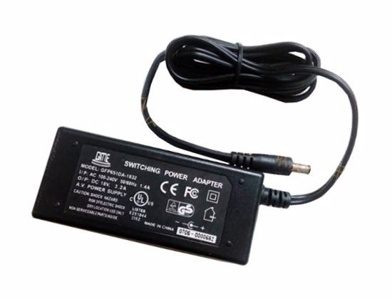 GME GFP651DA-1832 AC Adapter 13V-19V GFP651DA-1832