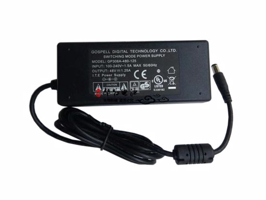 GOSPELL GP306A-480-125 AC Adapter 20V Above GP306A-480-125