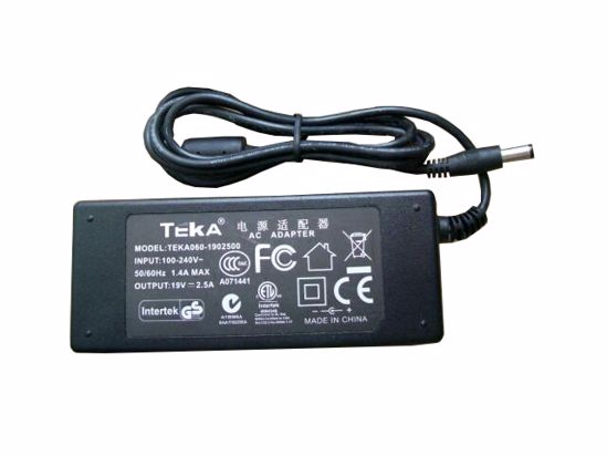 TEKA TEKA060-1902500 AC Adapter 13V-19V TEKA060-1902500