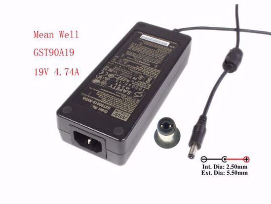 Mean Well GST90A19 AC Adapter 13V-19V GST90A19, GST90A19-P1M