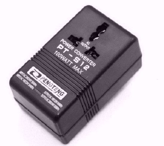 AC Voltage Converter, PT-S12, US, Black