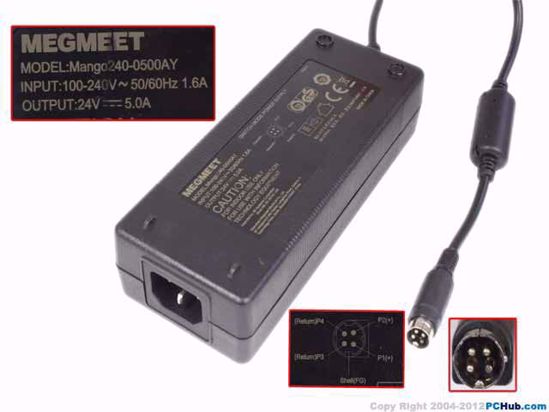 Megmeet Mango240-0500AY AC Adapter 20V Above Mango240-0500AY