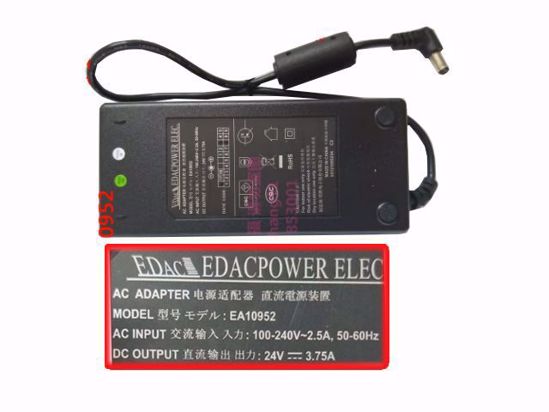 Edac Power EA10952 AC Adapter 20V Above EA10952, While