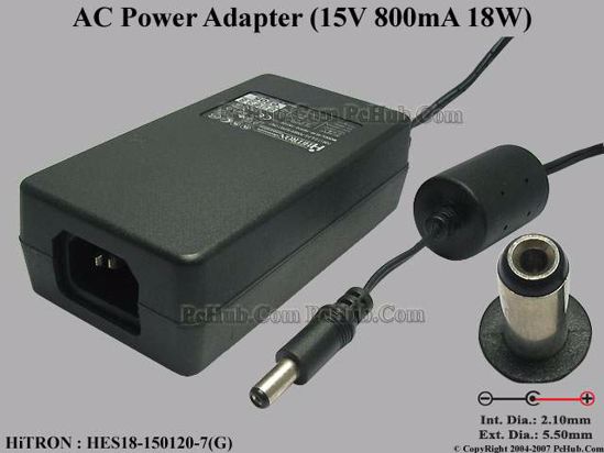 Other Brands Hitron AC Adapter 5V-12V HES18-150120-7(G)