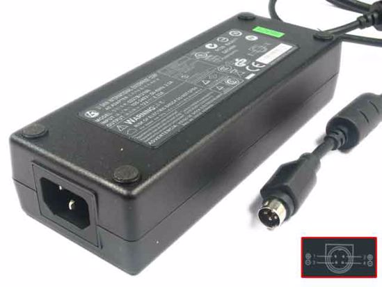 Li Shin 0227B12100 AC Adapter 5V-12V 12V 8.33A 4-Pin P3 4=V