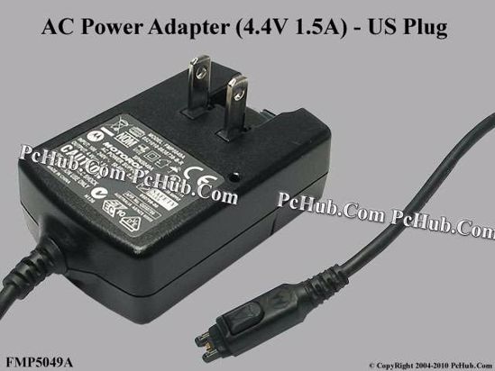 Motorola FMP5049A AC Adapter 5V-12V 4.4V 1.5A, Foldable 2-Flat-pin Plug