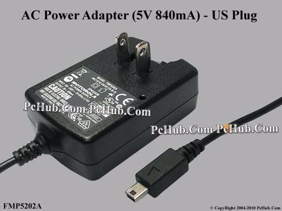 Motorola FMP5202A AC Adapter 5V-12V 5v 850mA, Foldable 2-Flat-pin Plug