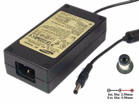 Samsung Laptop Common Item (Samsung Laptop) AC Adapter 5V-12V 12V 4A, 5.5/2.5mm, C14, Ne