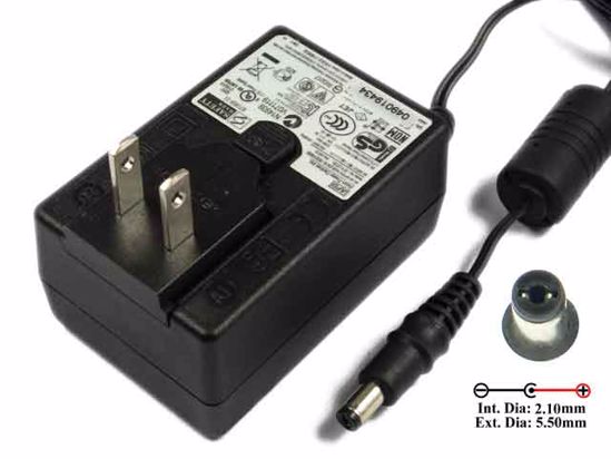 APD / Asian Power Devices WA-24E12 AC Adapter 5V-12V 12V 2A, 5.5/2.1mm, US 2-Pin, New