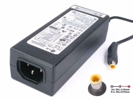 LG Common Item (LG) AC Adapter 5V-12V 12V 3A 36W, Barrel 6.0/4.5mm