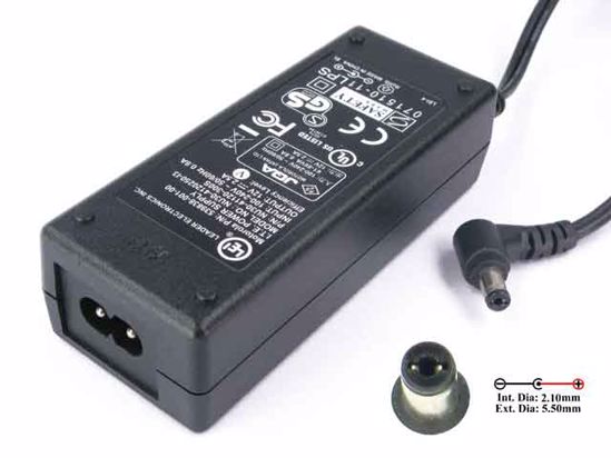 LEI / Leader NU30-4120250-I3 AC Adapter 5V-12V 12V 2.5A, 5.5/2.1mm, 2-Prong