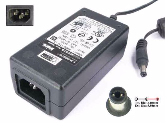 Linksys SA06L1113-V AC Adapter 5V-12V 12V 1.25, 5.5/2.1mm, C14