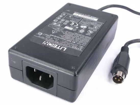 LITE-ON PA-1051-02 AC Adapter 5V-12V 12V 4.17A, 4-Pin DIN, C14