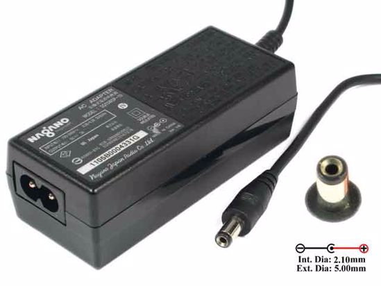 Other Brands Nagano JAC AC Adapter 5V-12V 5V 3A, 5.5/2.1mm, 2-Prong