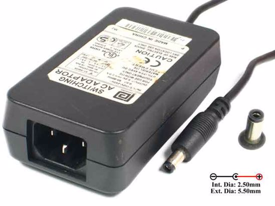 PHIHONG PSA18U-050 AC Adapter 5V-12V 5V 3A, 5.5/2.5mm, C14